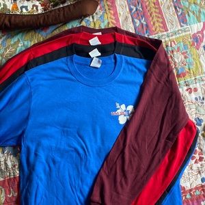 BURGUNDY Brand New Long Sleeve Trader Joe’s Shirt Size M